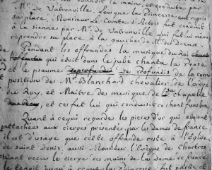 Extrait du manuscrit