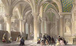 Fidèles à Saint-Denis