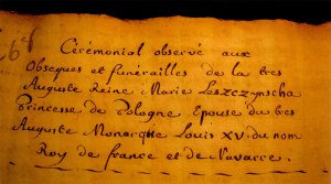 Titre du cérémonial