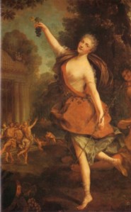 Françoise Prévost en bacchante par Jean Raoux