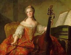 madame henriette à la viole de gambe